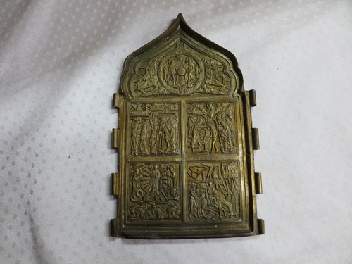 Russische bronzeikone 19jh - russische,