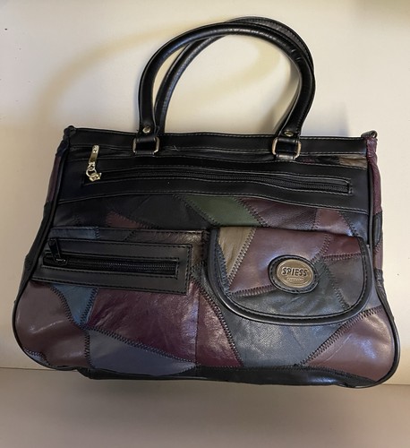 Vintage patchwork leder - vintage,
