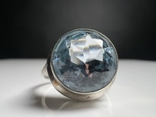 Ring Silber 800 Blau Spinell