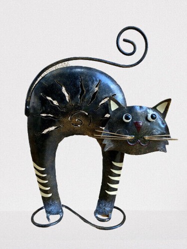 Katze medusa gartendeko - katze,