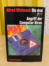 Die drei ??? Angriff der Computer-Viren 1992 Buch Hitchcock Franckh-Kosmos 