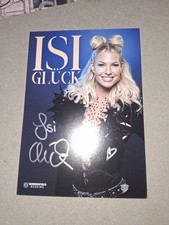 Autogrammkarte Isi Glück DSDS