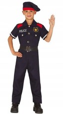 Kostüm Polizist Uniform blau