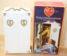Schuco Sindy's Puppen Kleiderschrank weiss von 1978, Neu in OVP, Vintage 16-4502
