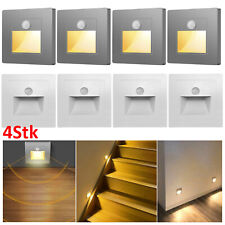 4/8x Treppenbeleuchtung mit bewegungsmelder Stufenbeleuchtung Treppenlicht 230V