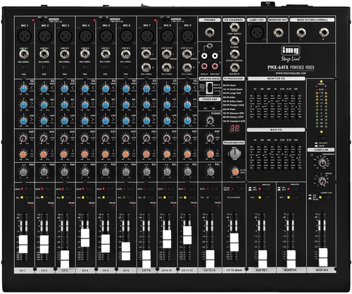 Monacor pmx 64fx powered - monacor,