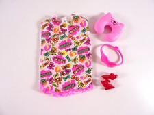 Original Mode Kleidung für Barbie-Puppe Nachthemd Zubehör wie abgebildet (12256)