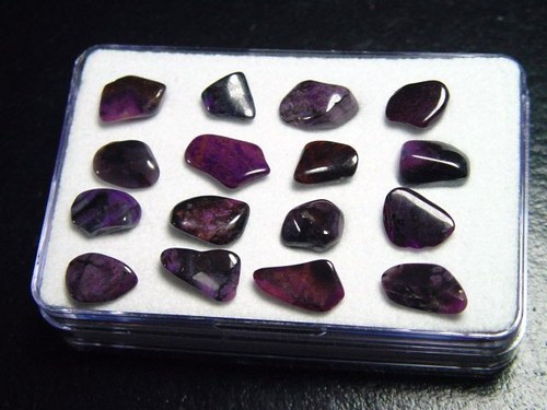 Sugilith trommelsteine lot - trommelsteine,