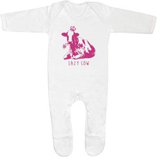 Baby Strampler Jumpsuits / Schlafanzüge "Lazy Cow" (SS051707)