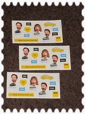 ADAC 3 Stück Aufkleber Sticker Neu und unbenutzt aa