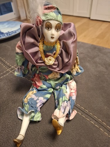 Vintage porzellan harlekin - vintage, porzellan-harlekin