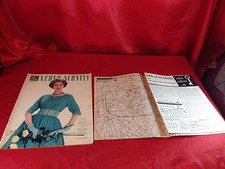 Alte Mode Zeitschrift Neuer Schnitt Schnittmuster November 1959 Schnittbogen4755