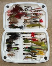 70 Streamer in Original Orvis Fliegenbox - absolute Rarität - echt selten - top