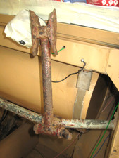 Orig.Lafette Wehrmacht für Kdf Kübelwagen 82 WW2,DAK (Stempel Waa79)