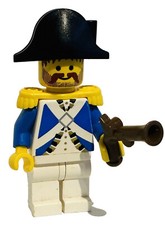 Lego ® Minifigur blauröcke Pirat pi064 Imperial Soldier Harbor Sentry aus 6245