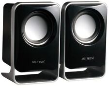 MS-TECH LD-120U Multimedia AUX Lautsprecher Speakers PC TV Handy Tablet 6 Watt