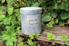 Zink Vorratsdose 15cm