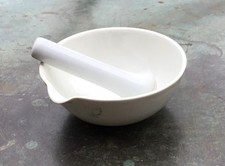 Labor Porzellan Schale mit