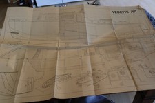 toller alter Modellbauplan 