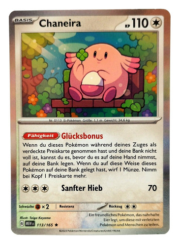 Pokemon karte chaneira - pokemon, karte: