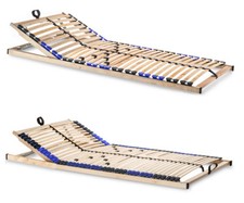7-Zonen Lattenrost TwinFlex - Selbstmontage - 28 oder 42 Leisten - Lattenrahmen