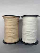 Korsett Schnur Band flach ganze Rolle - 100m -5mm breit - 100 % Baumwolle