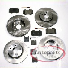 Bremsen Set Ø 345 mm + Ø 331 mm vorne hinten für Mercedes ML M Klasse [W163]