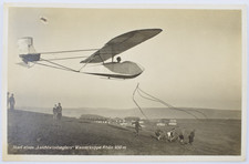 Ansichtskarte Start Leichtwindsegler Wasserkuppe Rhön 1931 gelaufen Postkarte