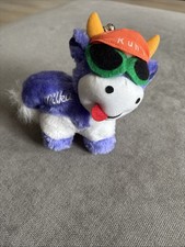 Milka Plüschfigur Schlüsselanhänger Vintage Polyester Schokolade Merch