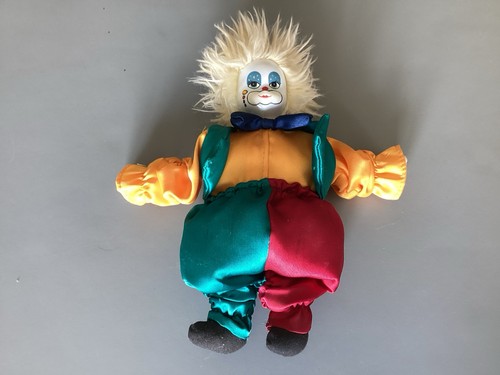 Clown vintage puppe porzellan - clown,