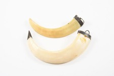 C26A07- 2x Charivari Anhänger mit Silber (geprüft) Montierung & Hauern