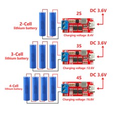 2S 3S 4S Type-C to 8.4V 12.6V