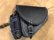 Schwingentasche Weiß EDITION passend für Harley Modelle Softail Fat Bob FatBoy