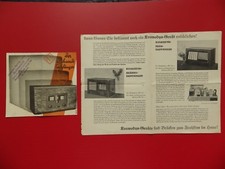 2 x altes Radio Prospekt