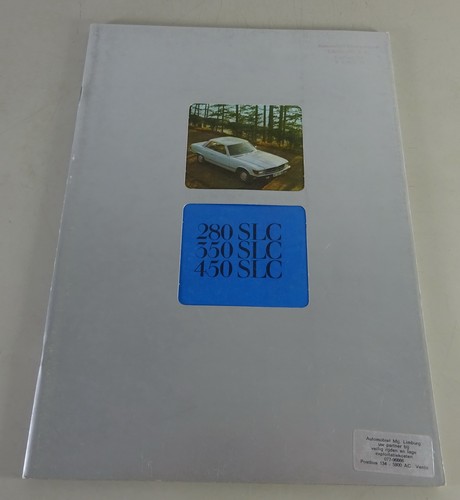 Prospekt mercedes benz c107 - prospekt,