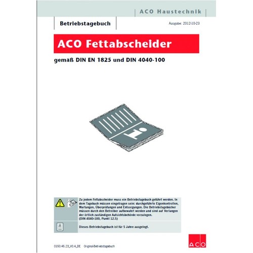 Aco betriebstagebuch - aco,