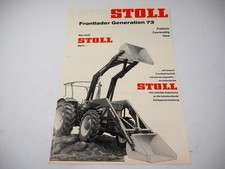 Original Prospekt Stoll