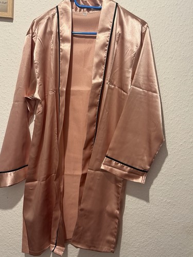 Damen satin morgenmantel - damen,