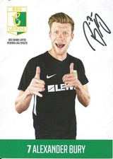Alexander Bury / BSG Chemie Leipzig / Saison 2019-2020 / Autogrammkarte