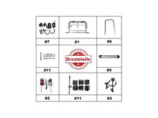 Fahrradträger JAMO 11449R Ersatzteile