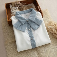 Damen Kord Bluse Hemd