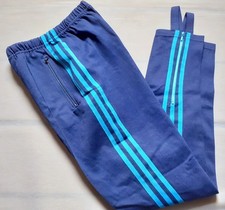 VINTAGE 80er 80s ADIDAS TRAININGSHOSE Hose Steghose D3 (XS) Deadstock TOP