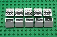 LEGO® 10x Dachstein Schrägstein 2x2 negativ invers 3660 neu hellgrau