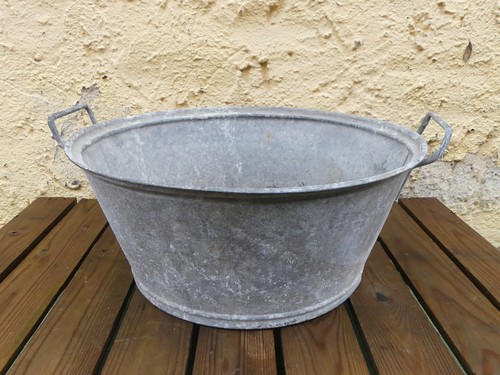 Vintage zinkwanne frankreich - vintage,