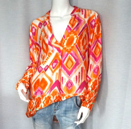 Viskose satin tunika shirt - viskose,