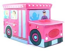 Spielzeugtruhe schulbus - xl,