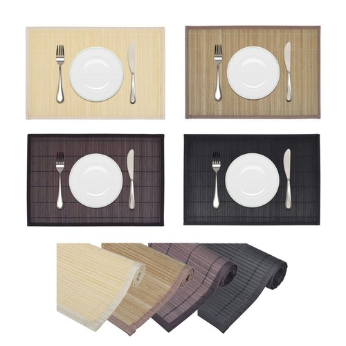 Platzdeckchen bambus - 6x,