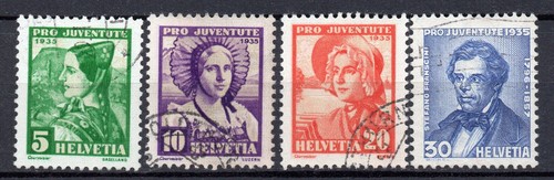 Schweiz 287 290 pro juventute - 287-290,