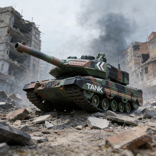 Ferngesteuerter panzer - 1/16,