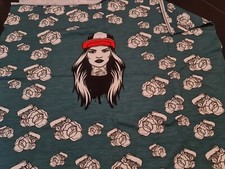 Stoff Panel Frau Mädchen